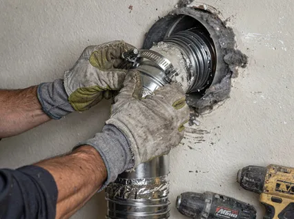 Dryer Vent Hose Installation in Baldwin Park