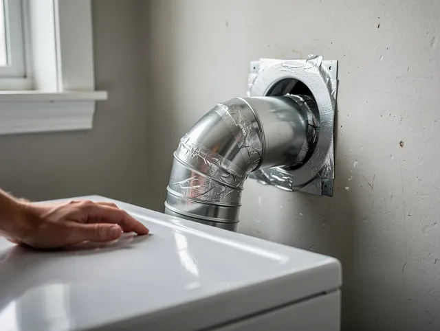 Baldwin Park Dryer Vent Cleaning expert performing professional dryer vent repair and installation in Baldwin Park